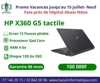 Annonce PROMOTION ORDINATEUR HPX360 G5 Dakar Sénégal