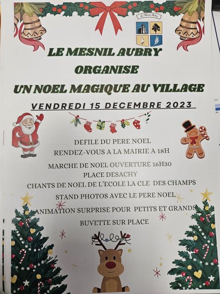 Marché No&euml l Mesnil-Aubry Val d'Oise