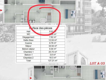 Location Ivandry APPARTEMENT T3 MODERNE NEUF 125M² ASCENSEUR DANS 1 RéSID