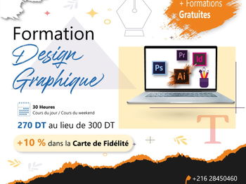 Annonce Formation Infographie Tunis Tunisie