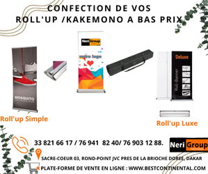 Annonce CONFECTION ROLL&#039;UP / KAKEMONO DAKAR Sénégal