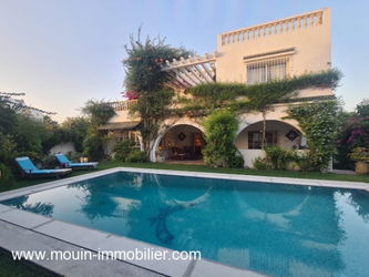 villa avec piscine à louer à Hammamet