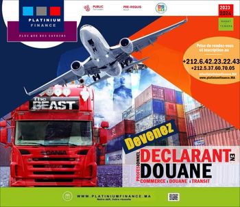 Annonce FORMATION CADRE EXECUTIVE DOUANE – TRANSIT- COMMERCE Rabat