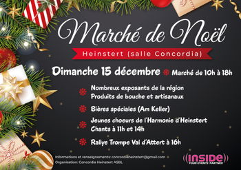 Annonce Marché Noël Heinstert Arlon Belgique