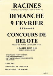 CONCOURS BELOTE Racines Aube