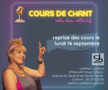 Cours chant individuels Epinal Vosges