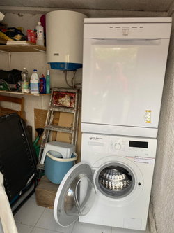 cagibi avec lave-linge et lave-vaisselle