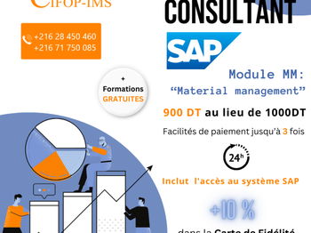 Formation SAP MM Material Management Tunis Tunisie