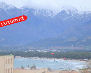 Vente exclusivité appartement 2 pièces vue mer montagnes Calvi Corse