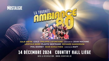 Ambiance 80 véritable concert années 80! Liège Belgique