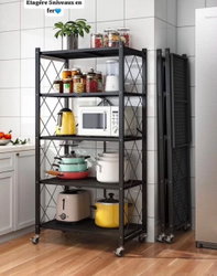 Étagère de rangement en fer 5 niveau