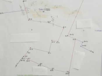 Croquis du terrain agricole 6,599 ha, a Ben guérir 