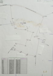 Croquis du terrain agricole 6,599 ha, a Ben guérir 