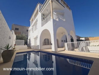 Location Villa Colline Hammamet Nord 5 pièces piscine Tunisie