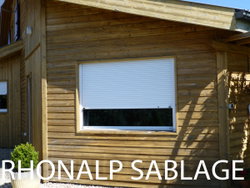 decapage chalet bois