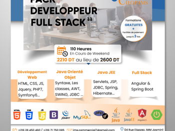 Pack Formation FullStack Tunis Tunisie