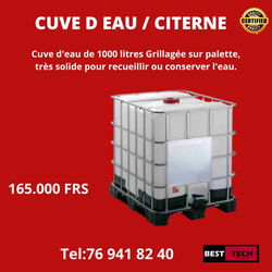 cuve d'eau