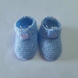 Ensemble tricot bébé layette tricotée main