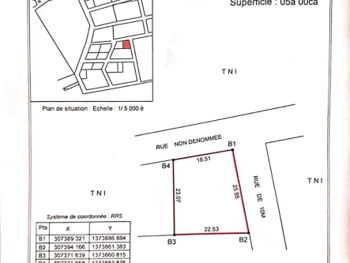 Plan du terrain