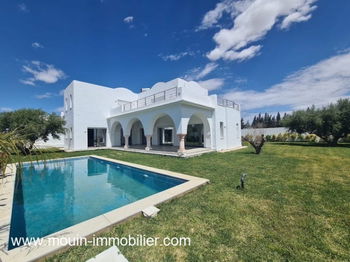 Annonce Vente VILLA MYLINE El Monchar Hammamet Sud Tunisie