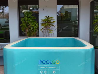 Piscines carrées IPOOLGO gonflables hors-sols