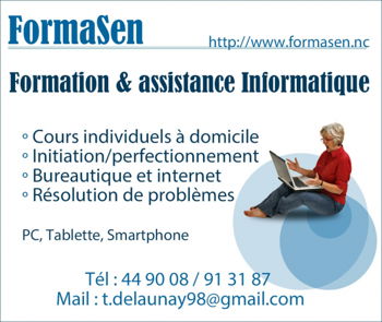 Formation Assistance informatique Nouméa Nouvelle Calédonie