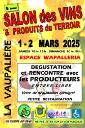 Flyer Salon des Vins La Vaupaliere