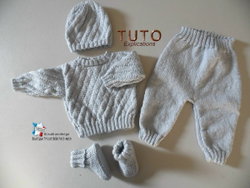 Fiche tricot bébé, explications