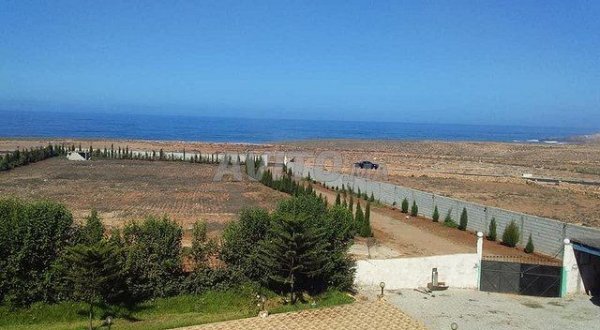 Vente pret plage agadir MERLEFT jolie villa 1 hectare 3000m Maroc