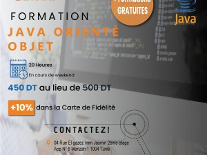 Annonce Formation Java Orienté Objet Tunis Tunisie