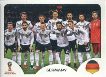 Autocollant 421 équipe Allemagne Panini FIFA World Cup Russia 2018 Esch