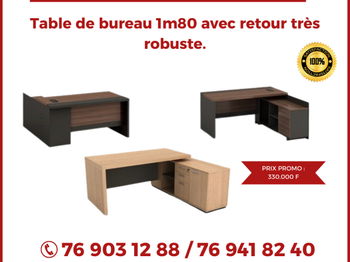 TABLES ET FAUTEUILS DE BUREAU