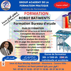 Formation  ROBOT BATIMENTS