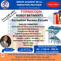 Formation  ROBOT BATIMENTS