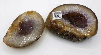 Géode d&#039;Agate ouverte H 8 cm Sedan Ardennes