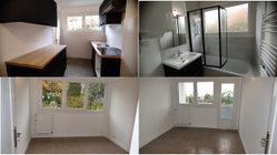 cuisine + salle de bain  +ch 1 +  ch 2