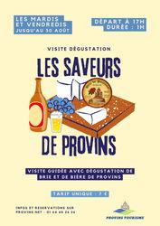 Affiche visite Saveurs de Provins