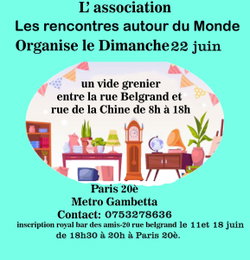 Affiche vide grenier