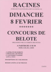 AFFICHE BELOTE