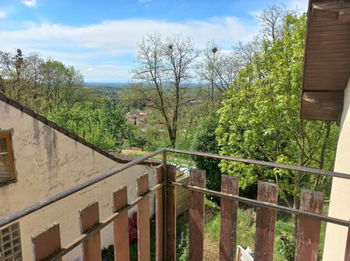 vue du balcon