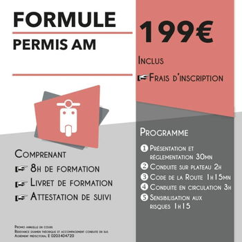 PERMIS AM / PERMIS MOTO / GROUPE SUD PERMIS / BEZIERS Hérault