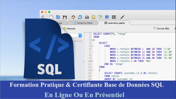Réduction Formation SQL Certifiante Tunis Tunisie