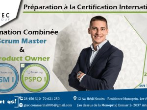 Annonce Formation combiné Scrum Master &amp;amp Product Owner L&#039;Ariana