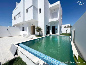 Location Vente Villa Sinfonie S+5 Hammamet Tunisie