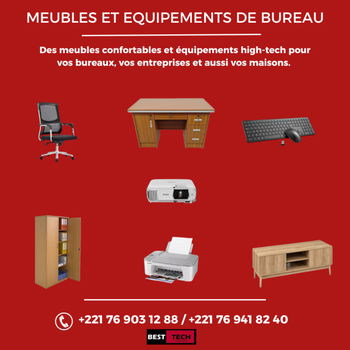 EQUIPEMENTS MEUBLES POUR BUREAU QUALITE Dakar S&eacute;n&eacute;gal