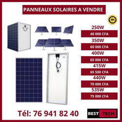 VENTE PANNEAUX SOLAIRES BON PRIX 02 Dakar S&eacute;n&eacute;gal