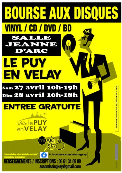 BOURSE AUX DISQUES VINYL CD DVD & BD Puy-en-Velay Haute Loire