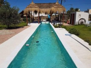 Location houch djerba midoun piscine Tunisie