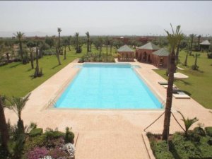 Vente Unique Field 3 hectares of gardens 2 villas Marrakech Maroc