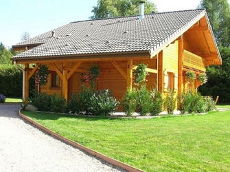 Location chalet bois massif calme Saint-Nabord Vosges